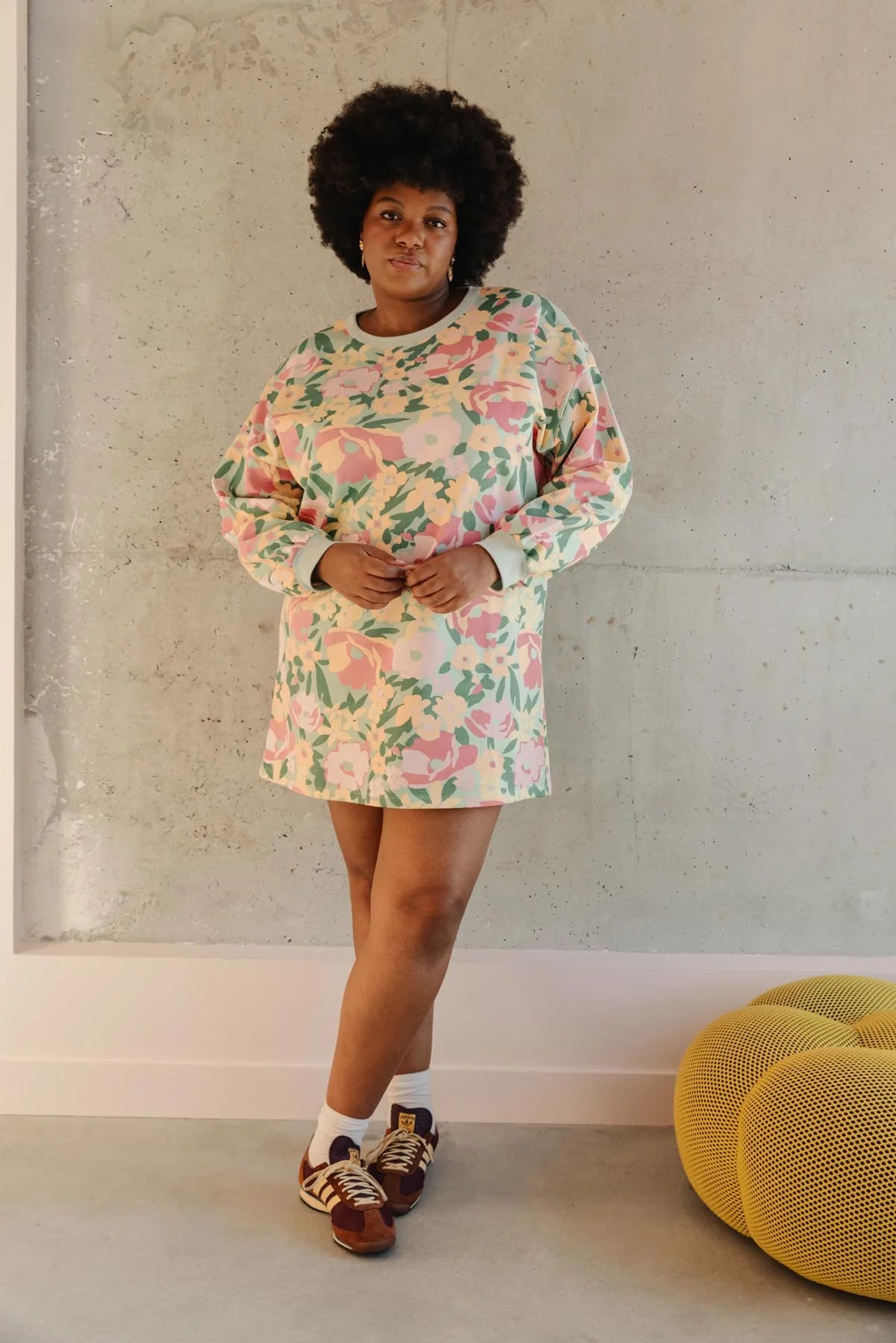 Robe Sweat | Allamanda Vert