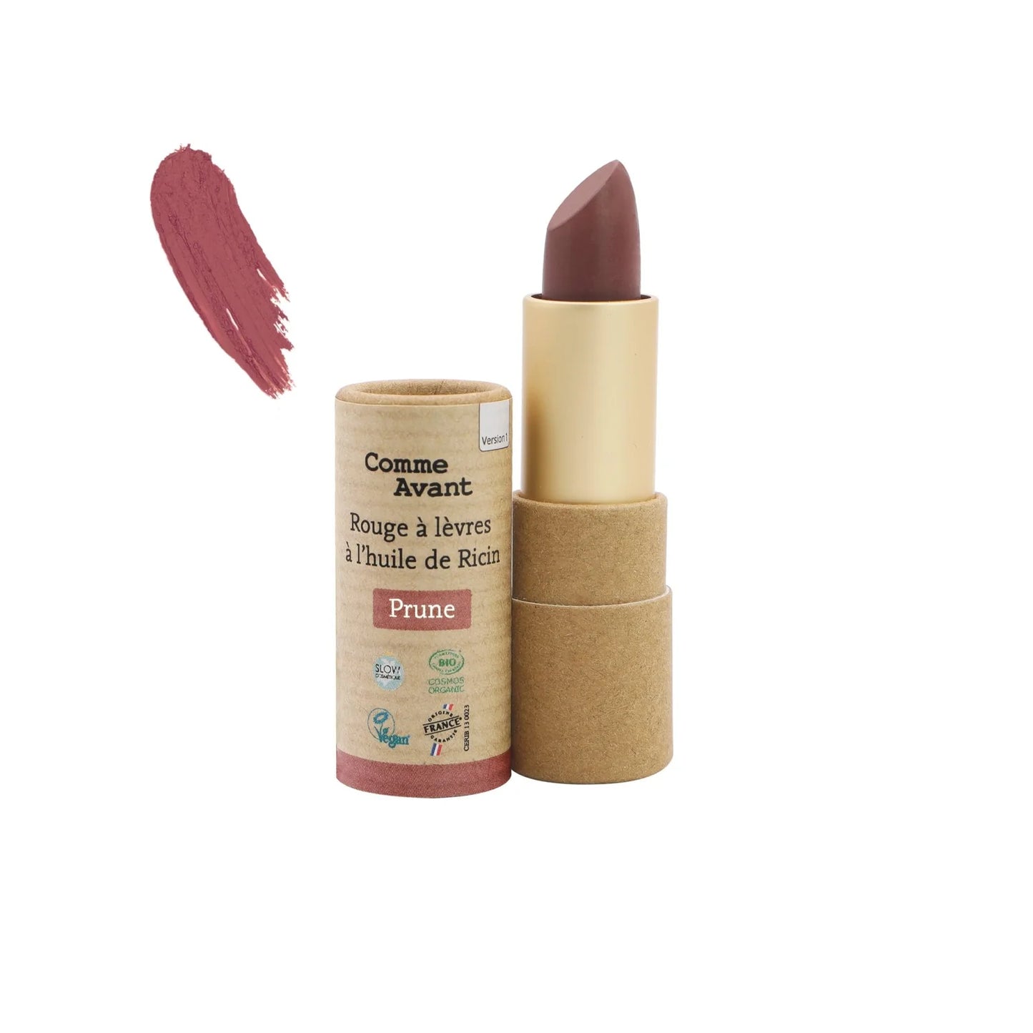 Rouge à lèvres à l'huile de ricin