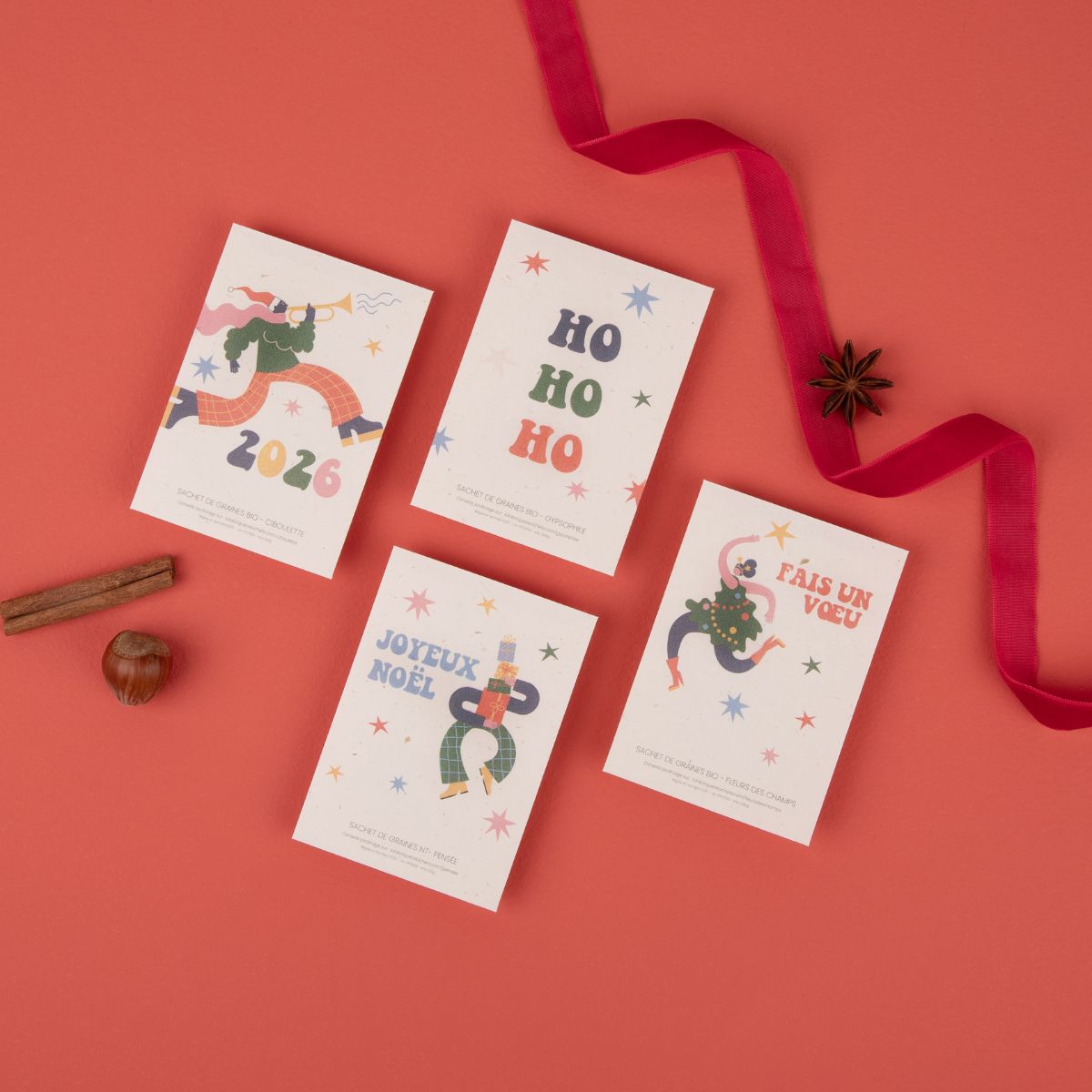 Sachet de graines | Joyeux Noel Bonhomme