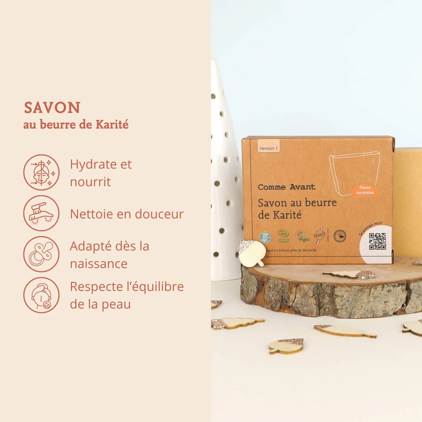 Savon solide à froid | Beurre de karité