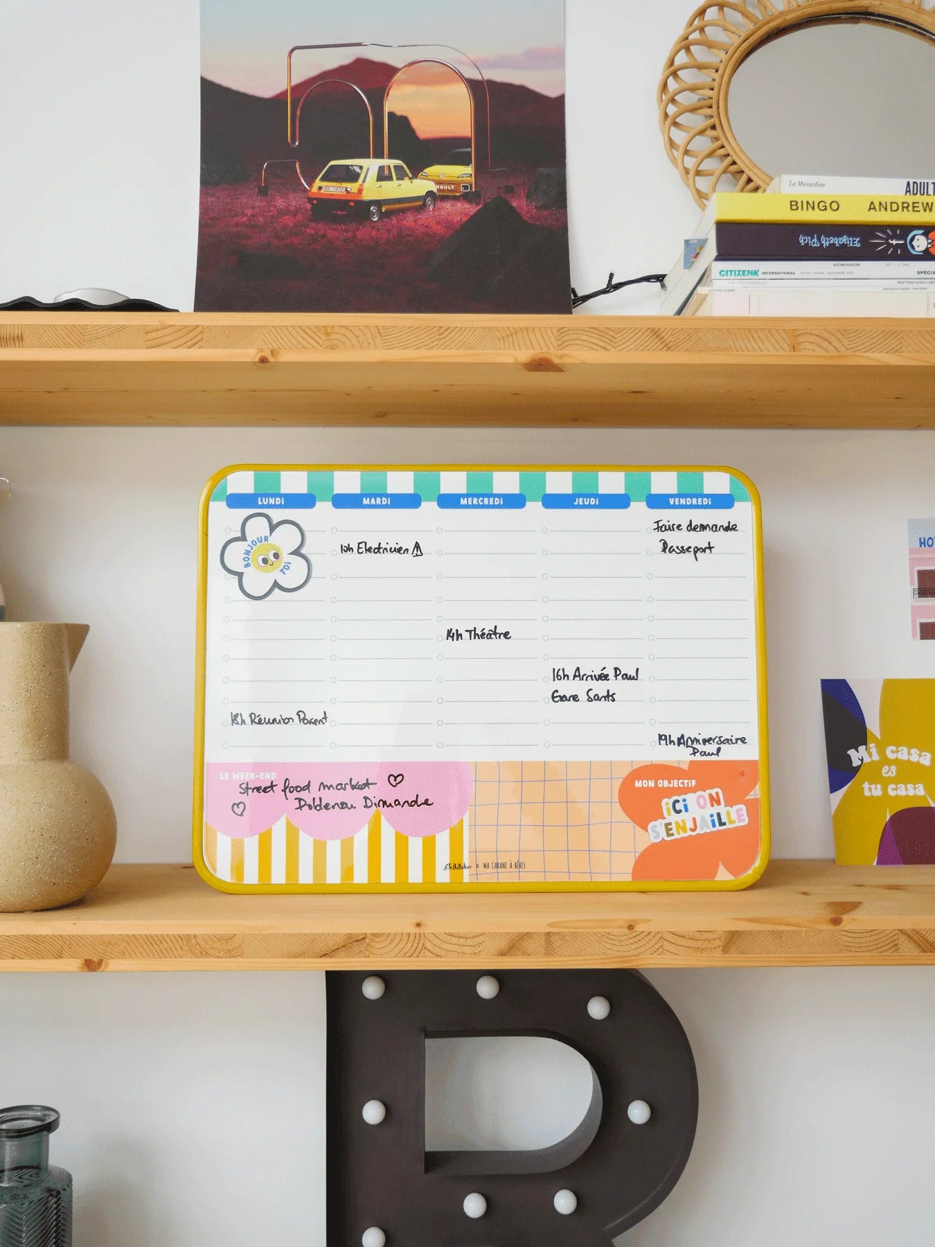 Semainier Magnétique