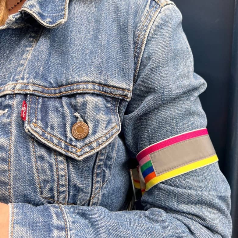 Serre-pantalon réfléchissant vélo