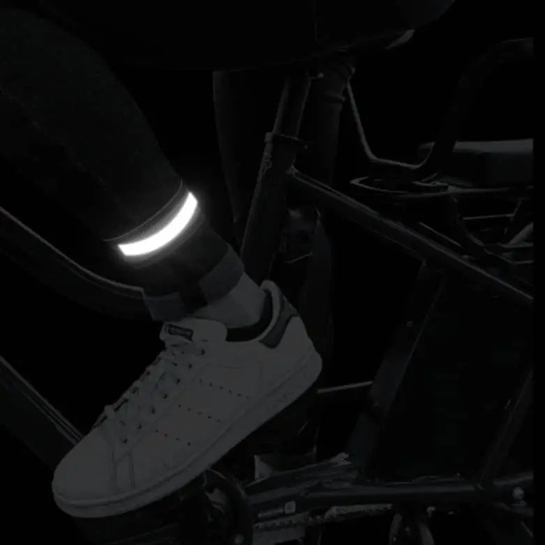 Serre-pantalon réfléchissant vélo