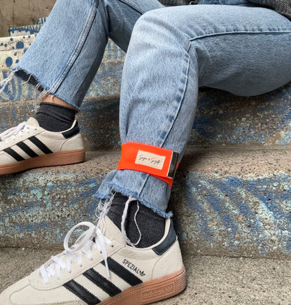 Serre-pantalon réfléchissant vélo