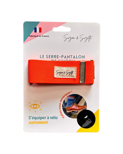 Serre-pantalon réfléchissant vélo