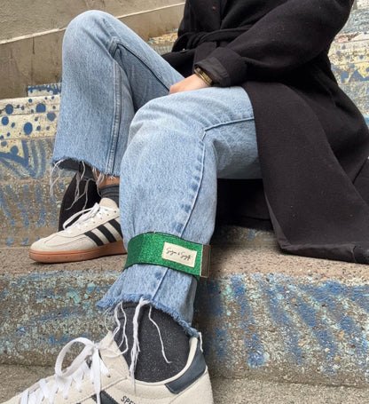 Serre-pantalon réfléchissant vélo