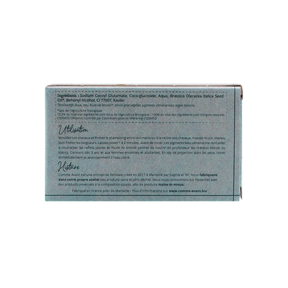 Shampooing Bleu Solide | Cheveux blonds & blancs