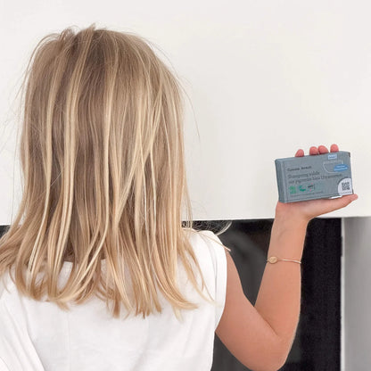 Shampooing Bleu Solide | Cheveux blonds & blancs