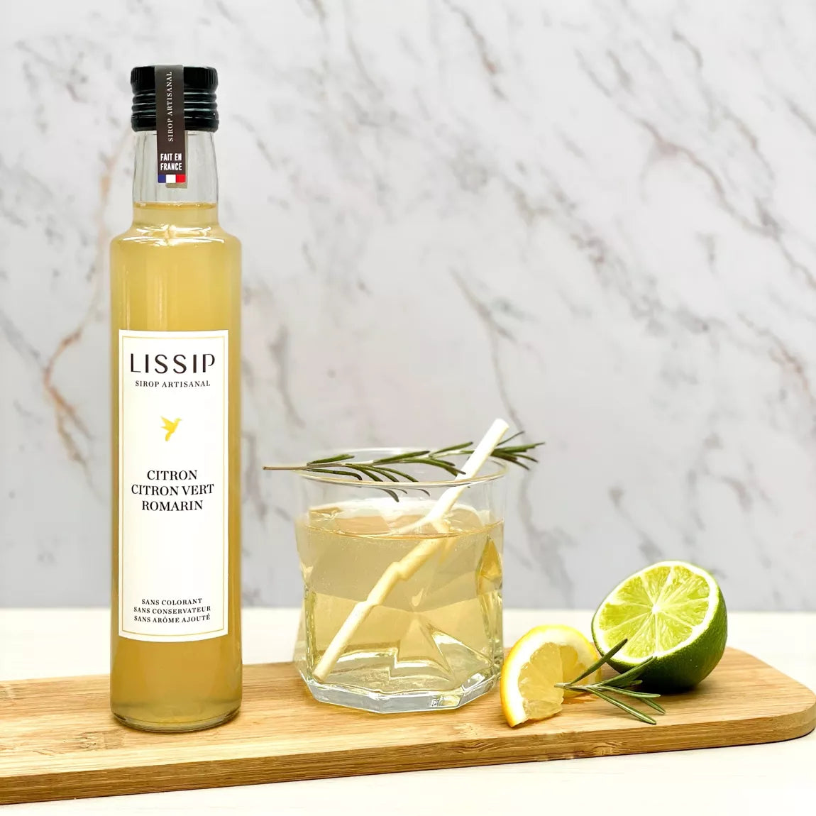 Sirop Artisanal | Citron Romarin Citron Vert