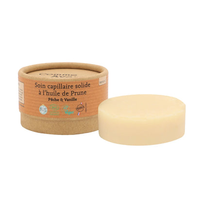 Soin Capillaire Solide | Pêche & Vanille