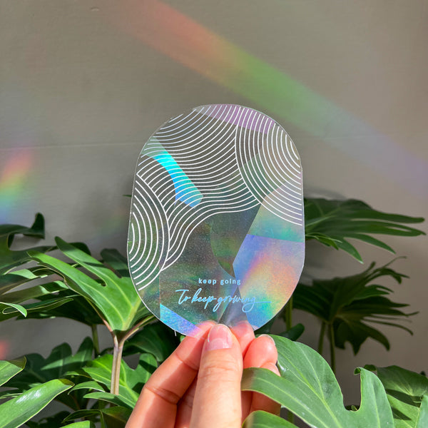 Sticker Suncatcher Arc-en-ciel