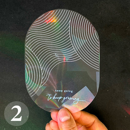 Sticker Suncatcher Arc-en-ciel