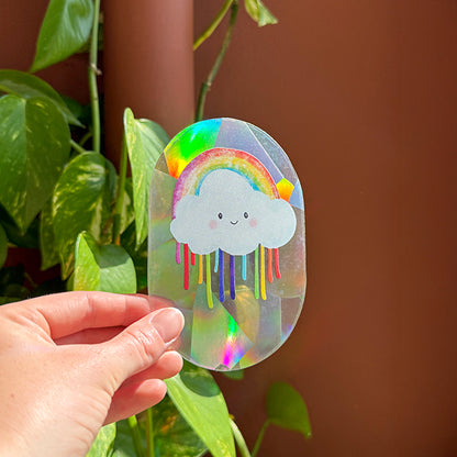 Sticker Suncatcher Arc-en-ciel