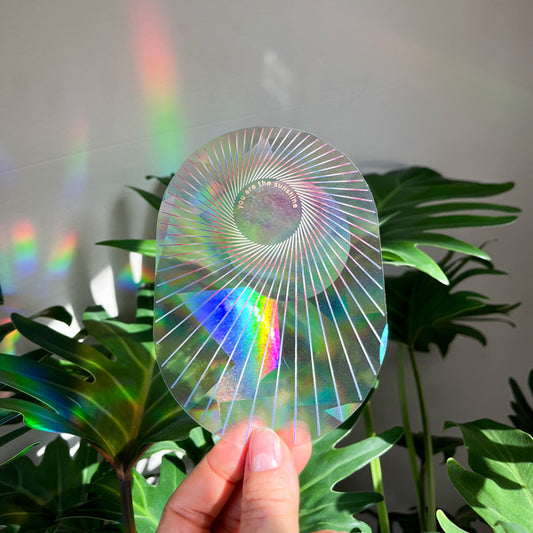 Sticker Suncatcher Arc-en-ciel