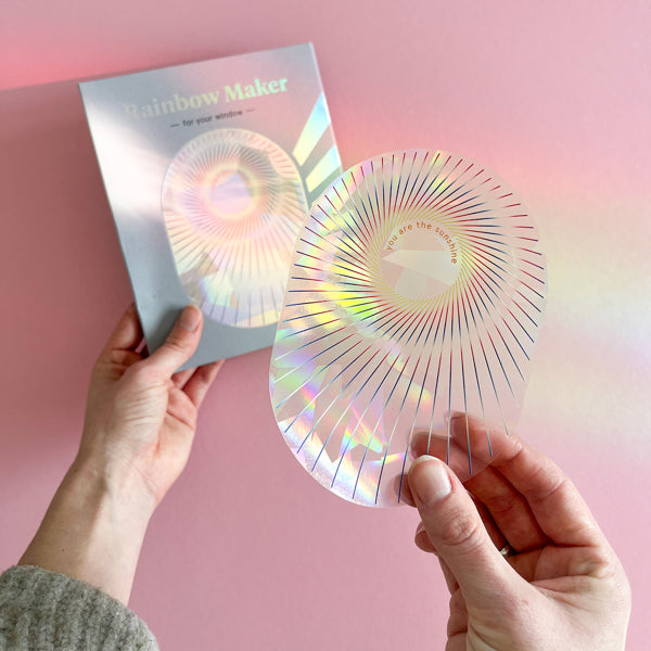 Sticker Suncatcher Arc-en-ciel