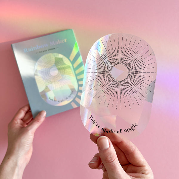 Sticker Suncatcher Arc-en-ciel