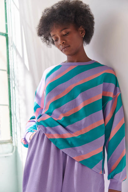 Sweat coton bio | Flashback Violet