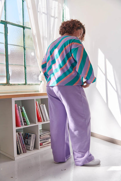 Sweat coton bio | Flashback Violet
