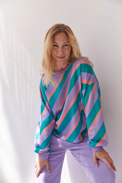 Sweat coton bio | Flashback Violet