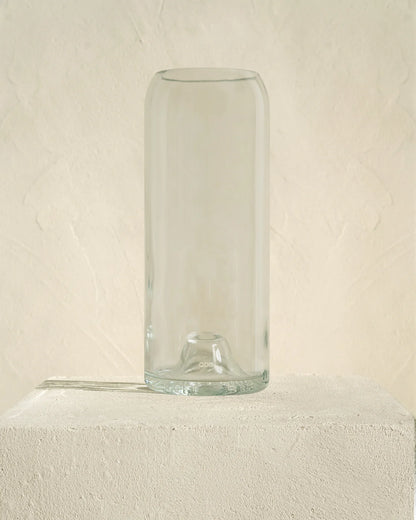 Vase Floral en verre upcyclé