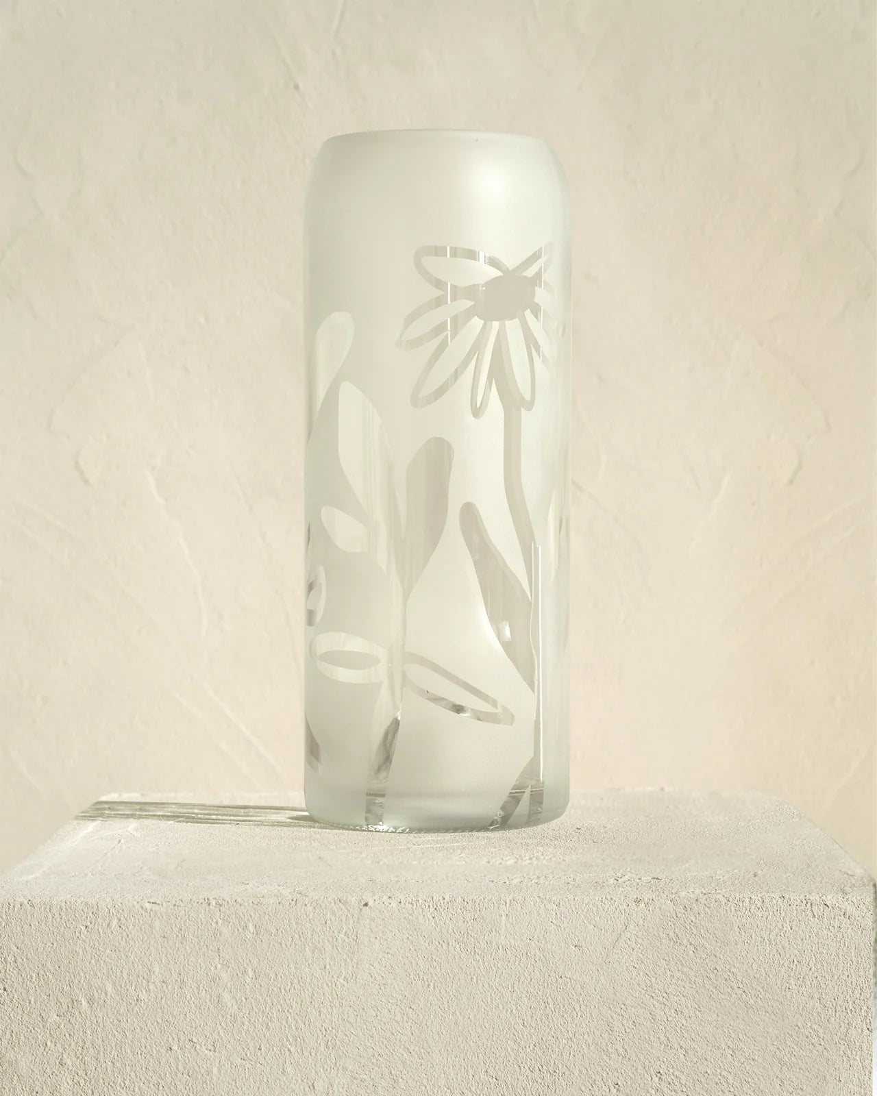 Vase Floral en verre upcyclé