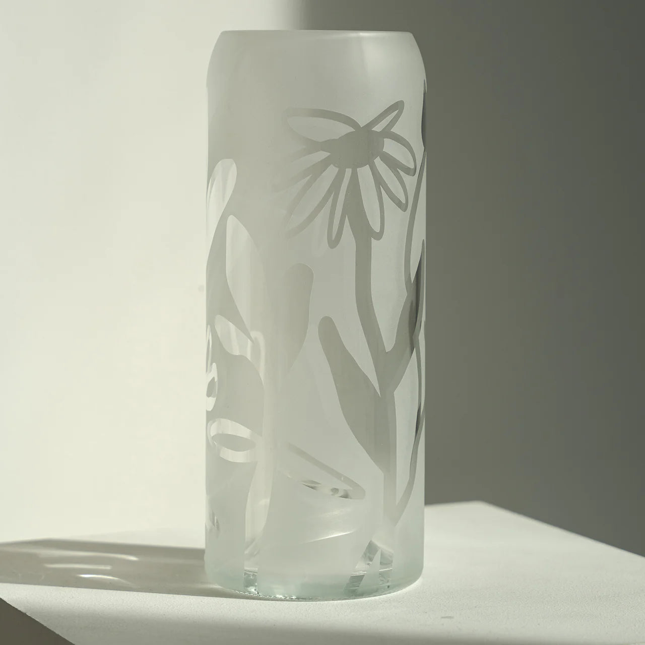 Vase Floral en verre upcyclé
