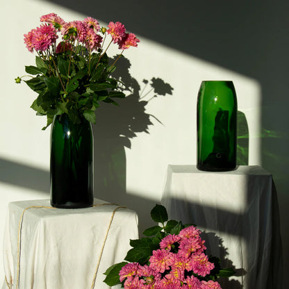 Vase Medium en verre upcyclé