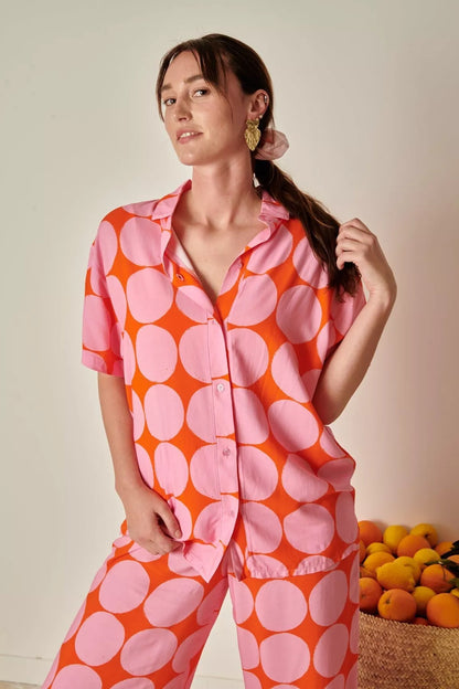 Chemise | Rond Rose