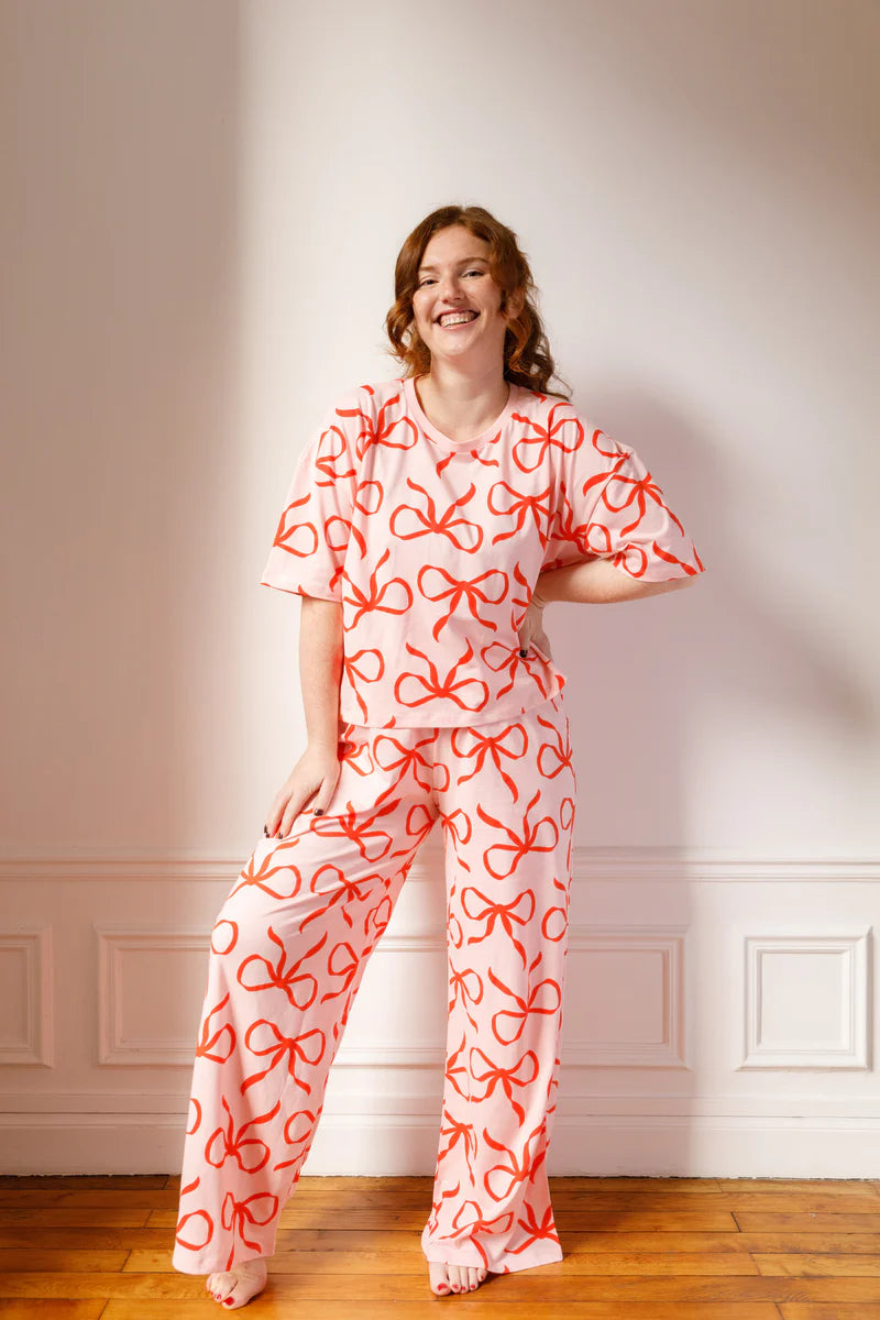 Pyjama long coton BIO | Bows