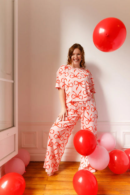 Pyjama long coton BIO | Bows