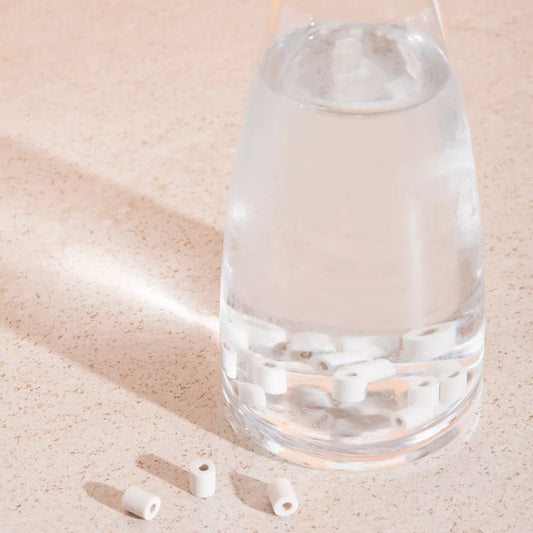 Boite de 15 perles de céramique