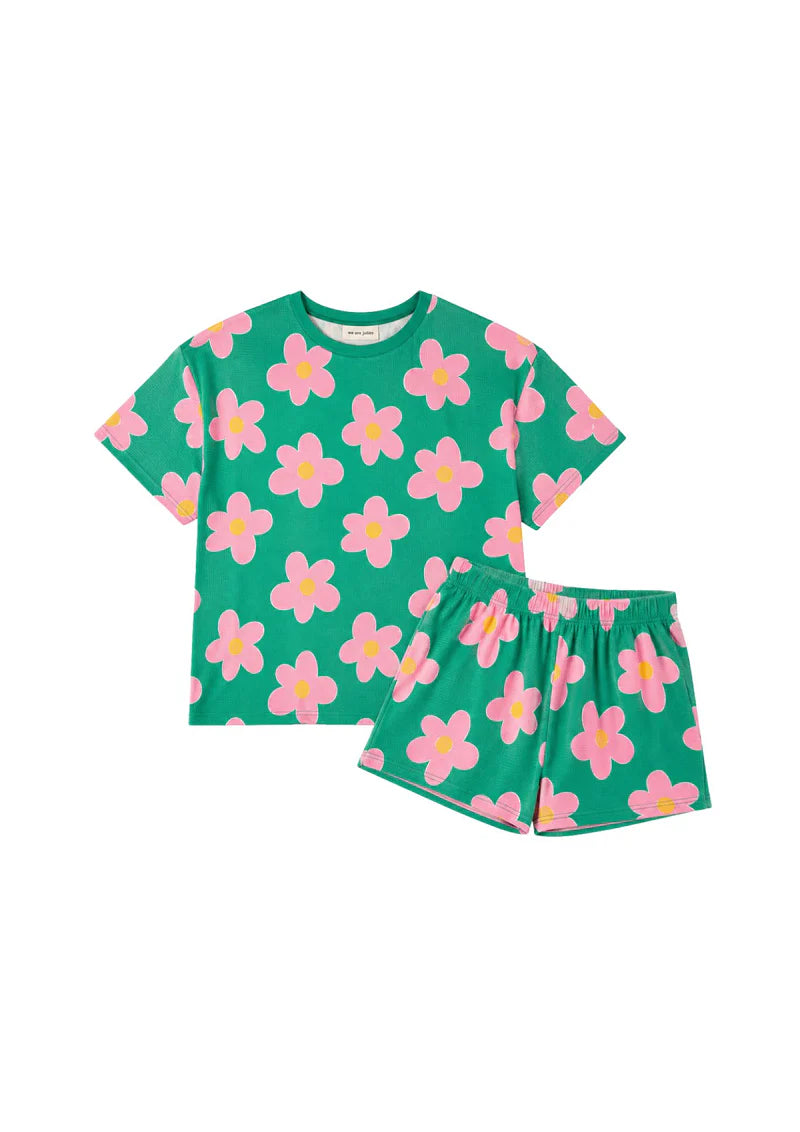 Pyjama gaufré coton BIO WAJ x Hindbag | Big Flowers