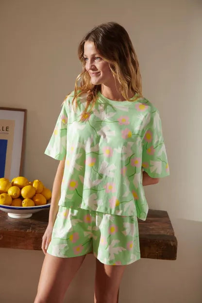 Pyjama coton BIO | Bird Vert