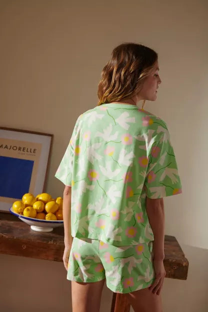 Pyjama coton BIO | Bird Vert