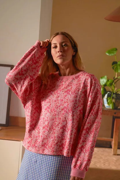 Sweat coton bio | Confettis Rose