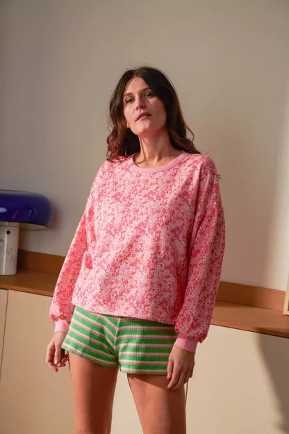 Sweat coton bio | Confettis Rose