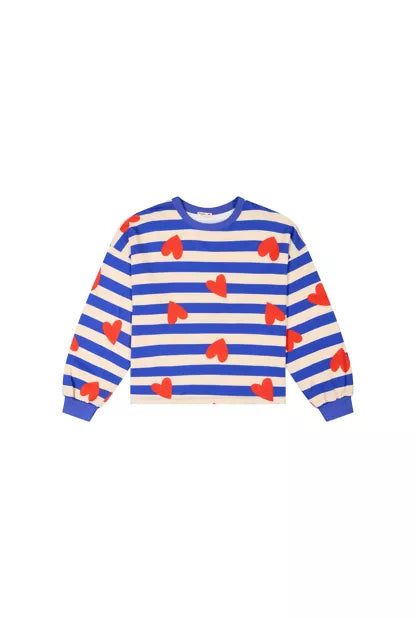 Sweat coton bio | Marinière Coeurs