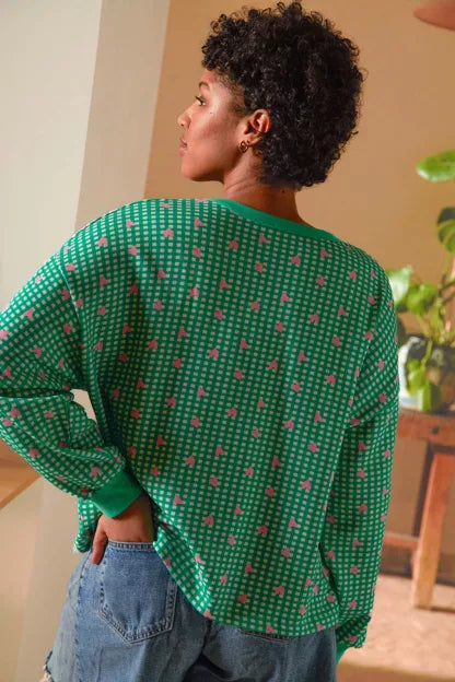Sweat coton bio | Vichy Coeur Vert