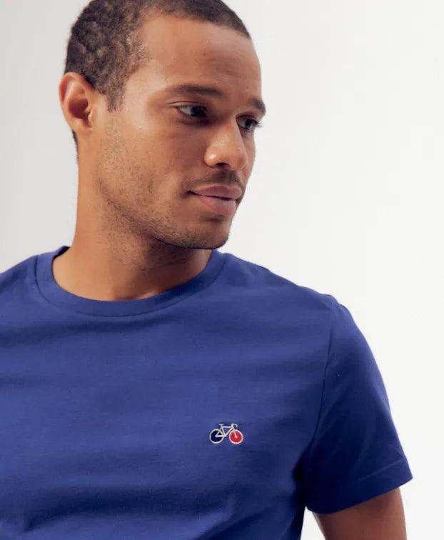 Tee-shirt Baptiste | Vélo bleu indigo - Nubia