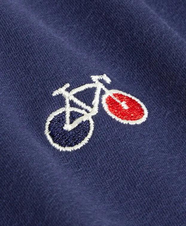 Tee-shirt Baptiste | Vélo bleu indigo - Nubia