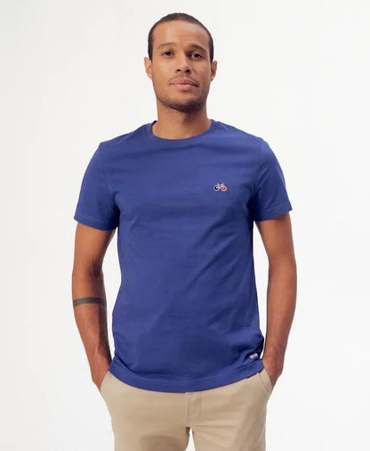 Tee-shirt Baptiste | Vélo bleu indigo - Nubia