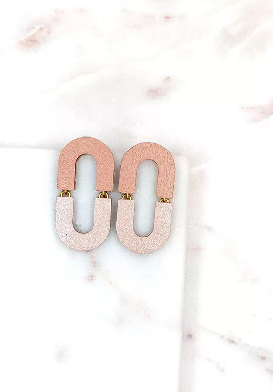 Boucles d'oreilles | Bella Duo Nude - Nubia