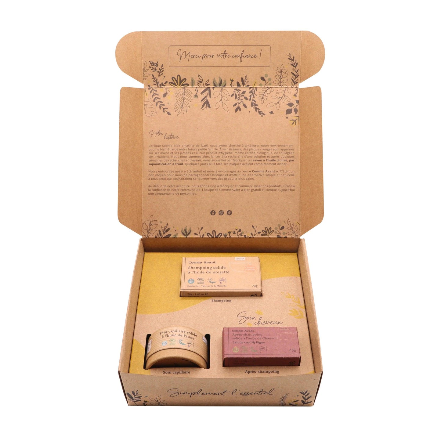 Coffret de soins cheveux - Nubia