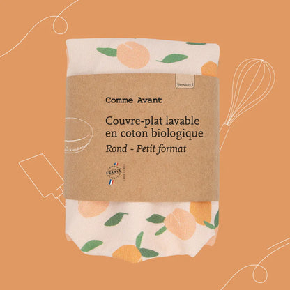 Couvre-plat alimentaire lavable