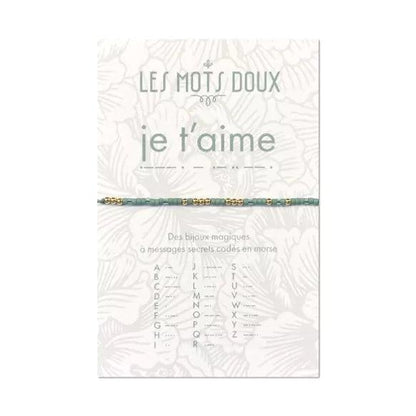 Bracelet Code Morse | Je t'aime - Nubia