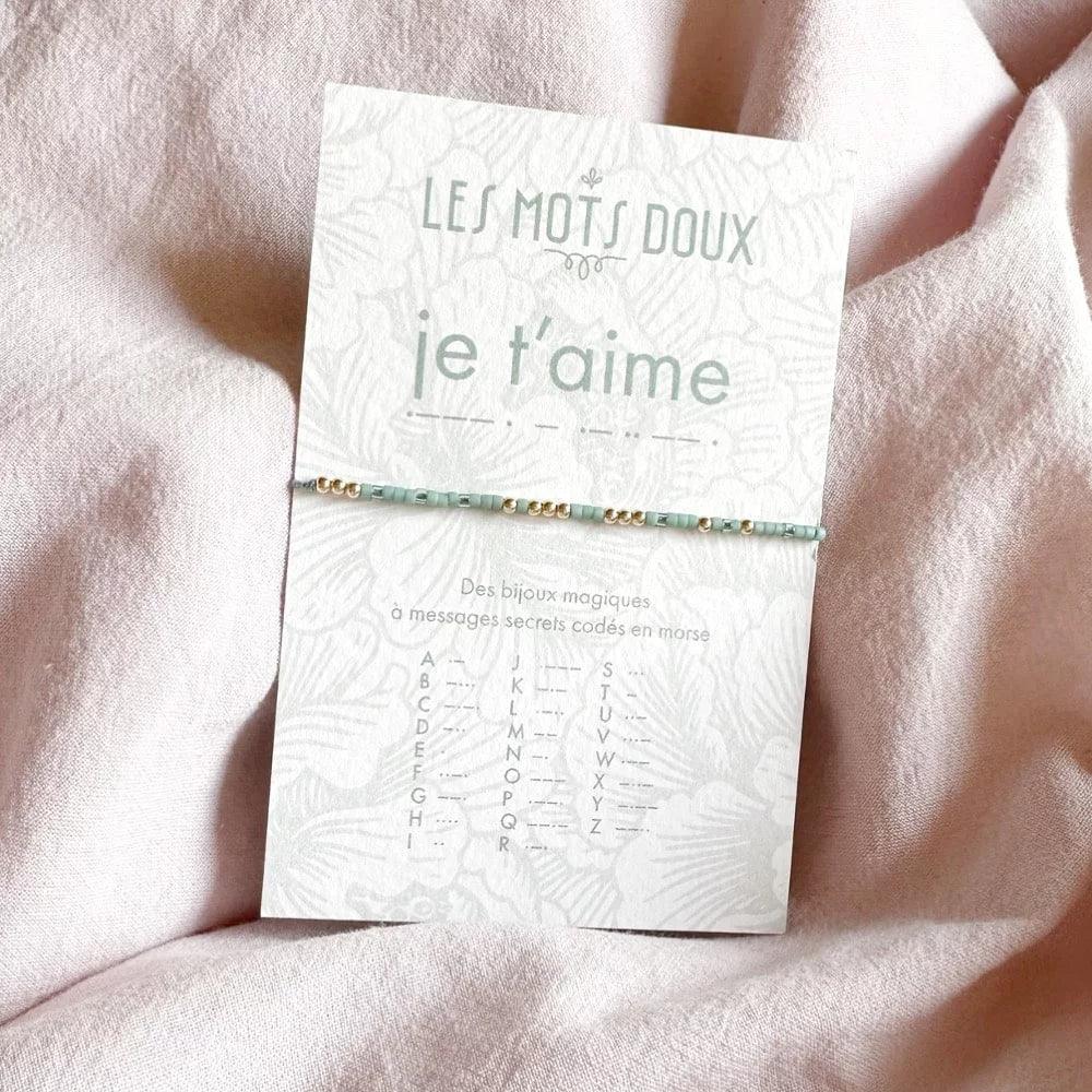 Bracelet Code Morse | Je t'aime - Nubia