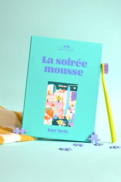 Puzzle 500 pièces | La soirée mousse