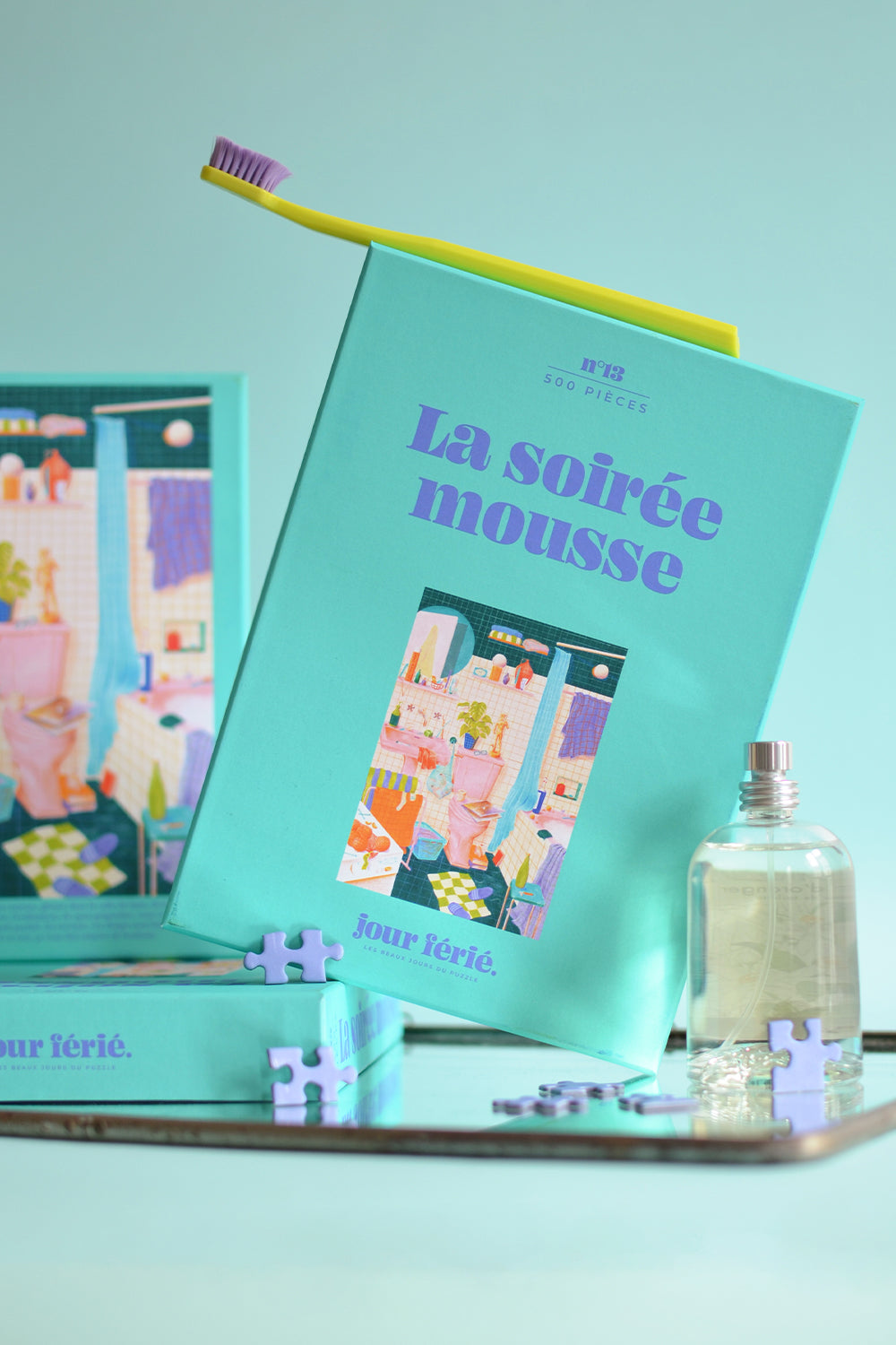 Puzzle 500 pièces | La soirée mousse