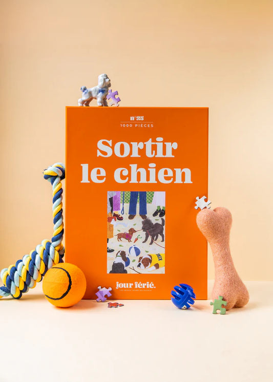 Puzzle 1000 pièces | Sortir le chien