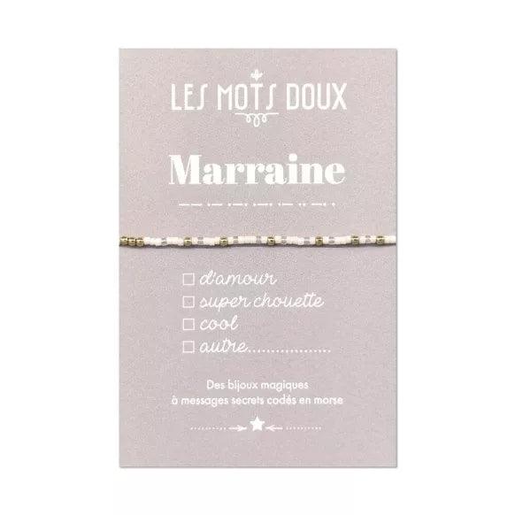 Bracelet Code Morse | Marraine - Nubia